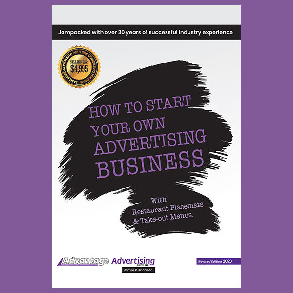 How To Start Your Own Advertising Business With Restaurant Placemats & Take-Out Menus