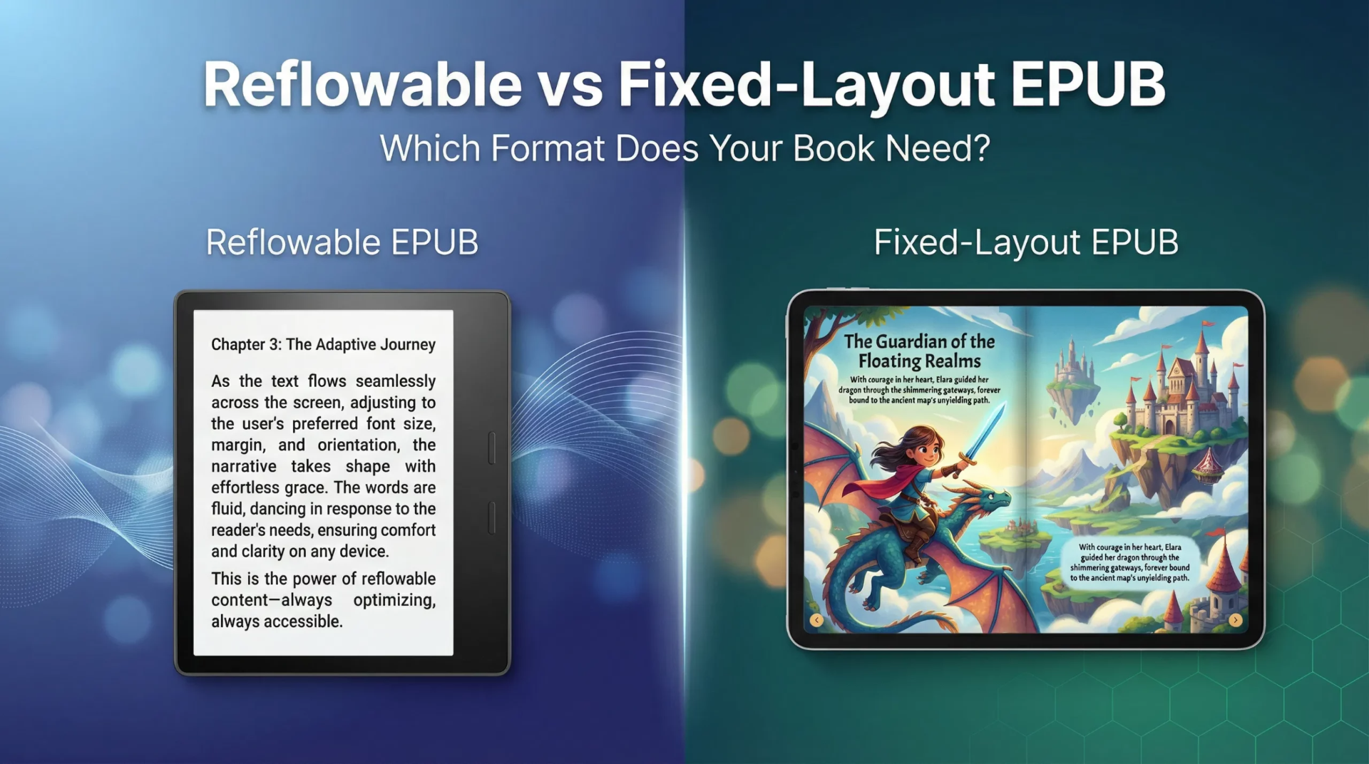Reflowable vs Fixed-Layout ePub: Which Format Does Your Book Need