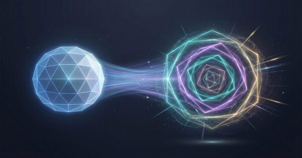 Abstract illustration representing the evolution from EPUB 2 to EPUB 3 ebook formats